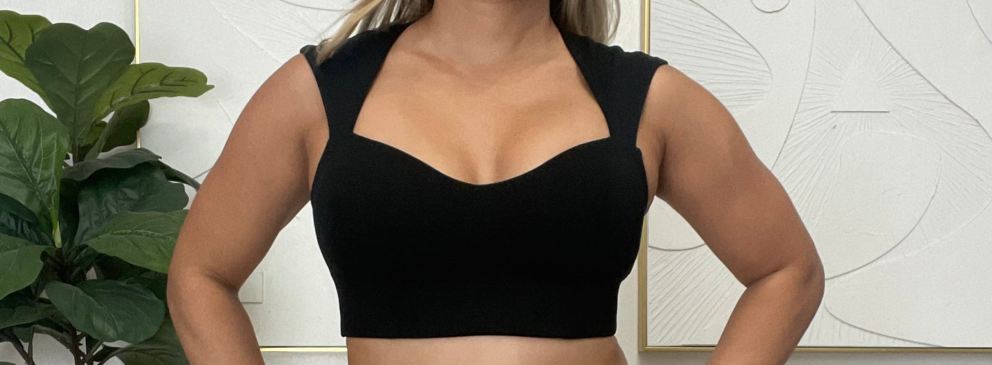 imara Black Fitness Top