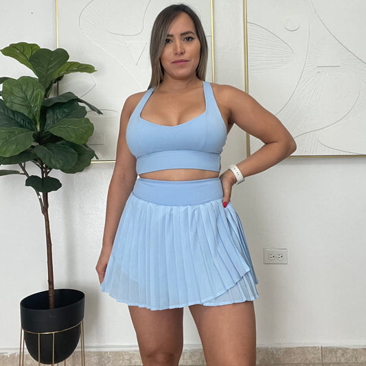 Lola Sky Skirt Set